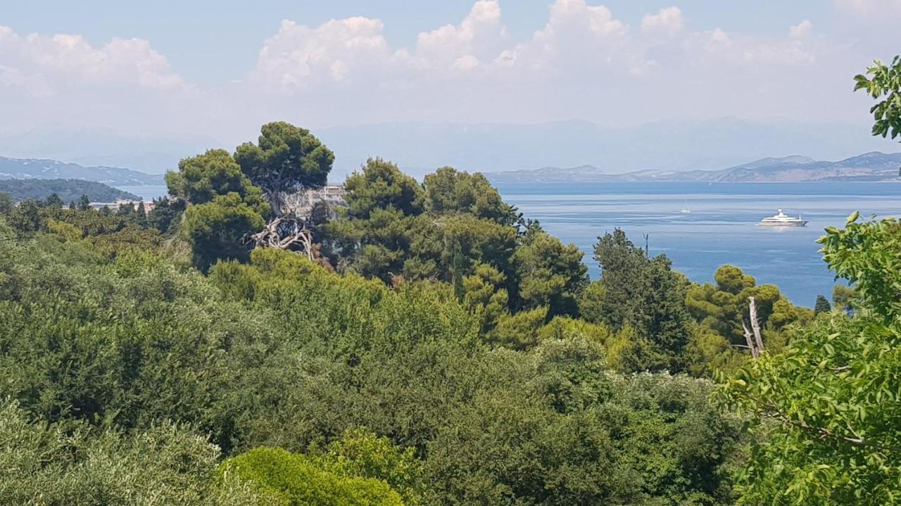 Mon Repos Panorama Daire Korfu Dış mekan fotoğraf